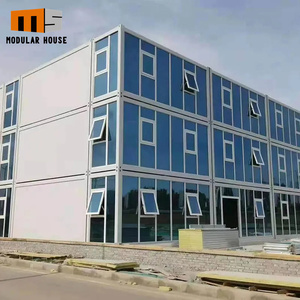 Casa Prefabbricata Modulare di Lusso su Misura da 40 Piedi con 2 Stanze, Assemblaggio Rapido, Piccole Finestre <span class=keywords><strong>in</strong></span> <span class=keywords><strong>Vetro</strong></span>, Casa Container - Product Image 3