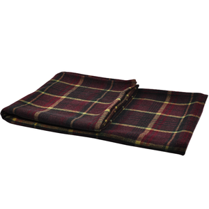 BLUE PHOENIX Coperte Invernali di Lusso in 100% Lana, <span class=keywords><strong>Plaid</strong></span> Tartan Intrecciato - Morbide a 2 Strati con Orlo Accogliente per Aereo e Casa - Product Image 2