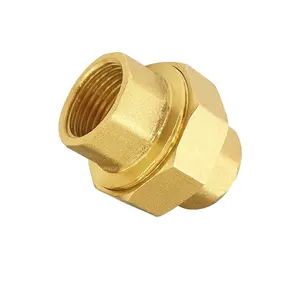 American Class 125 copper pipe fittings union plumbing brass fittings female Lead Free union