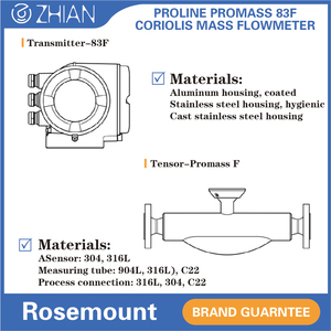 เครื่องวัดมวลและความหนาแน่นแบบรวมและแบบรีโมท E+H Proline Promass 83F DN40 (40 มม.) E+H Proline Promass 83F40 เครื่องวัดมวล - Product Image 5