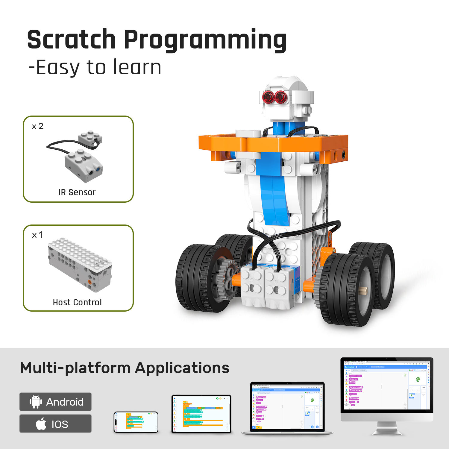 Super Bot DIY Coding Robot Kit STEM Education for Kids