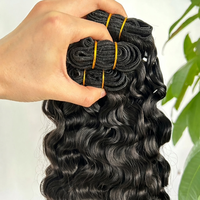 Paquetes de Cabello Humano Virgen Ondulado Natural Indio sin Procesar al por Mayor para Vendedores de Cabello de Fábrica