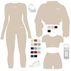 All'ingrosso abbigliamento da donna maglietta da <span class=keywords><strong>palestra</strong></span> sport Activewear per <span class=keywords><strong>donne</strong></span> <span class=keywords><strong>palestra</strong></span> <span class=keywords><strong>palestra</strong></span> Top Yoga set morbido a maniche lunghe Top Yoga - Product Image 6