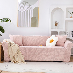 Funda de Sofá Elástica de Jacquard Tejido, Cobertura Total, para Sofá Modular, Antipolvo, Fibra de Poliéster 95%, Uso en Todas las Estaciones - Product Image 3
