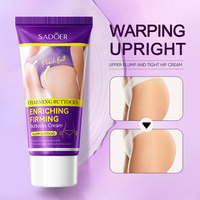 Crème Huile d'Agrandissement des Fesses OEM SADOER, Raffermissante pour les Hanches, Agrandissement des Fessiers sans Effets Secondaires, Crème Lifting des Hanches