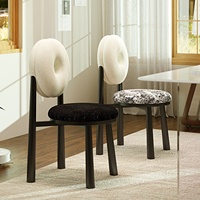 Nouveau modèle 2026 : Tabouret de maquillage minimaliste moderne en métal pour chambre de fille, dressing, mobilier de maison personnalisable, sans assemblage