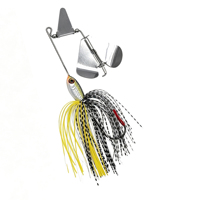 Leurre Buzzbait 7g/16g/20g avec Lame Métallique, Spinnerbait de Surface, Wobbler et Swim Jig pour la Pêche au Black-bass, au Brochet et au Musky