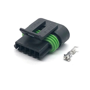 Automotive 5 Pin Ignition Coil Connector <b>Plug</b> 12162825 H2377 5P For Car <b>Replacement</b> Repair Male And Female Terminal - Product Image 1