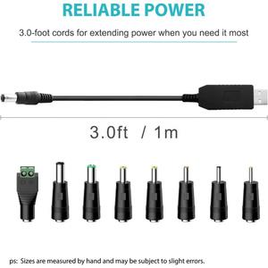 สาย USB บูสต์ DC TO DC12V พาวเวอร์แบงค์ 5V บูสต์ 12V โมดูล 12V อินเทอร์เฟซ 5.5 * 2.1 มม. - Product Image 5