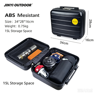 Cuisine mobile d'extérieur, boîte de camping pour voiture, boîte de rangement pour cuisson en extérieur, table à thé pliante, extension pour café - Product Image 3