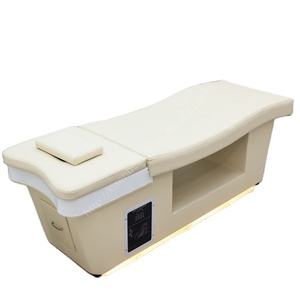 Table de massage et de soin capillaire de luxe Kisen avec lumière LED, pour traitement japonais et soin aux herbes, équipement de salon - Product Image 1