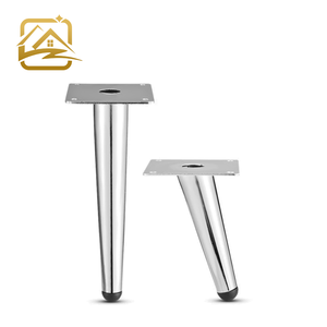 Inclined Cone Tube <b>Sofa</b> Legs Tea Accessories <b>Sofa</b> Accessories <b>Sofa</b> Replacement Quality Desk Dining Metal Chrome <b>Sofa</b> Steel Leg - Product Image 1