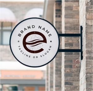 Tùy chỉnh 3D Logo LED hộp đèn cá nhân kinh doanh ngoài trời treo dấu hiệu với khung nhôm - Product Image 3