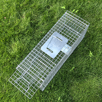 Trampa para Mapaches de 78x31x28cm, Trampa Plegable Automática, Hierro de Alta Sensibilidad, Captura y Liberación Humana para Fauna Silvestre