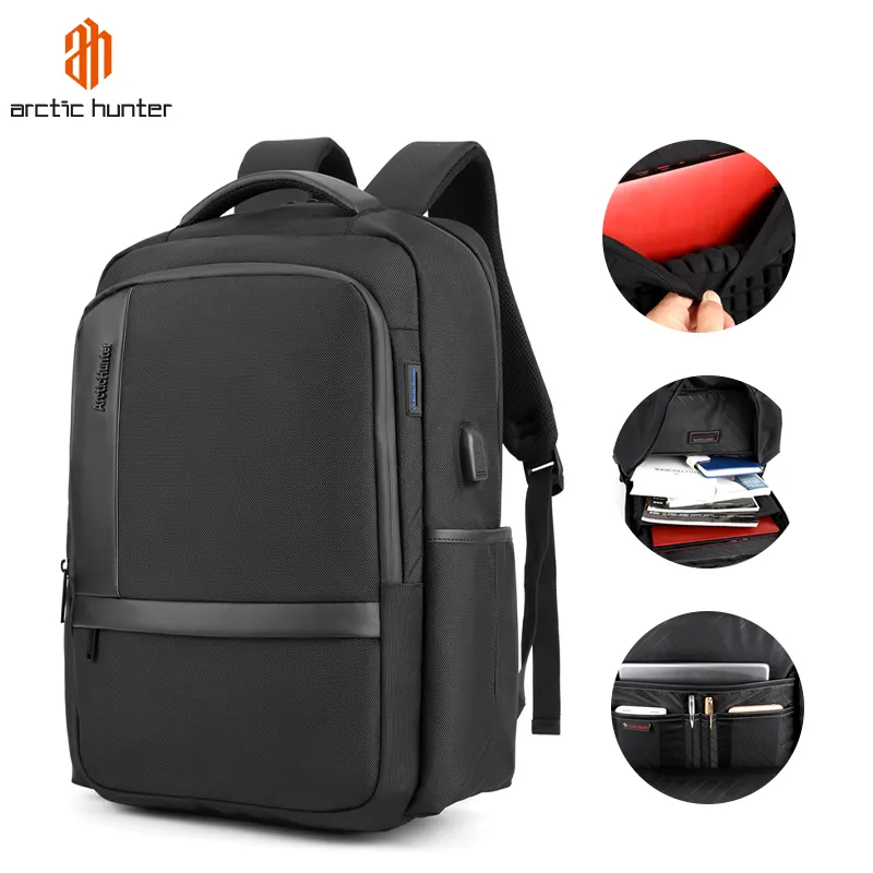 Mochila multifunción de gran capacidad para ordenador portátil, mochila de Nylon con puerto de carga Usb, antirrobo, impermeable para viaje, 2020