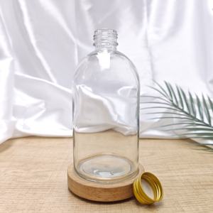 Personnalisé Rond 50ml Petit Bec Bouteille En Verre Transparent Bouteille De Sel De Bain De Lait Bouteille De Jus De Boisson Bouteille En Verre De <span class=keywords><strong>Saumure</strong></span> Avec Couvercle En Aluminium - Product Image 4