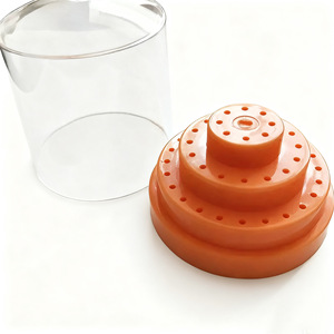 Caja para Fresas Dentales, 48 Orificios Redondos, Estuche de Almacenamiento para Fresas de Baja Velocidad, Varios Colores, para Herramientas Dentales - Product Image 2