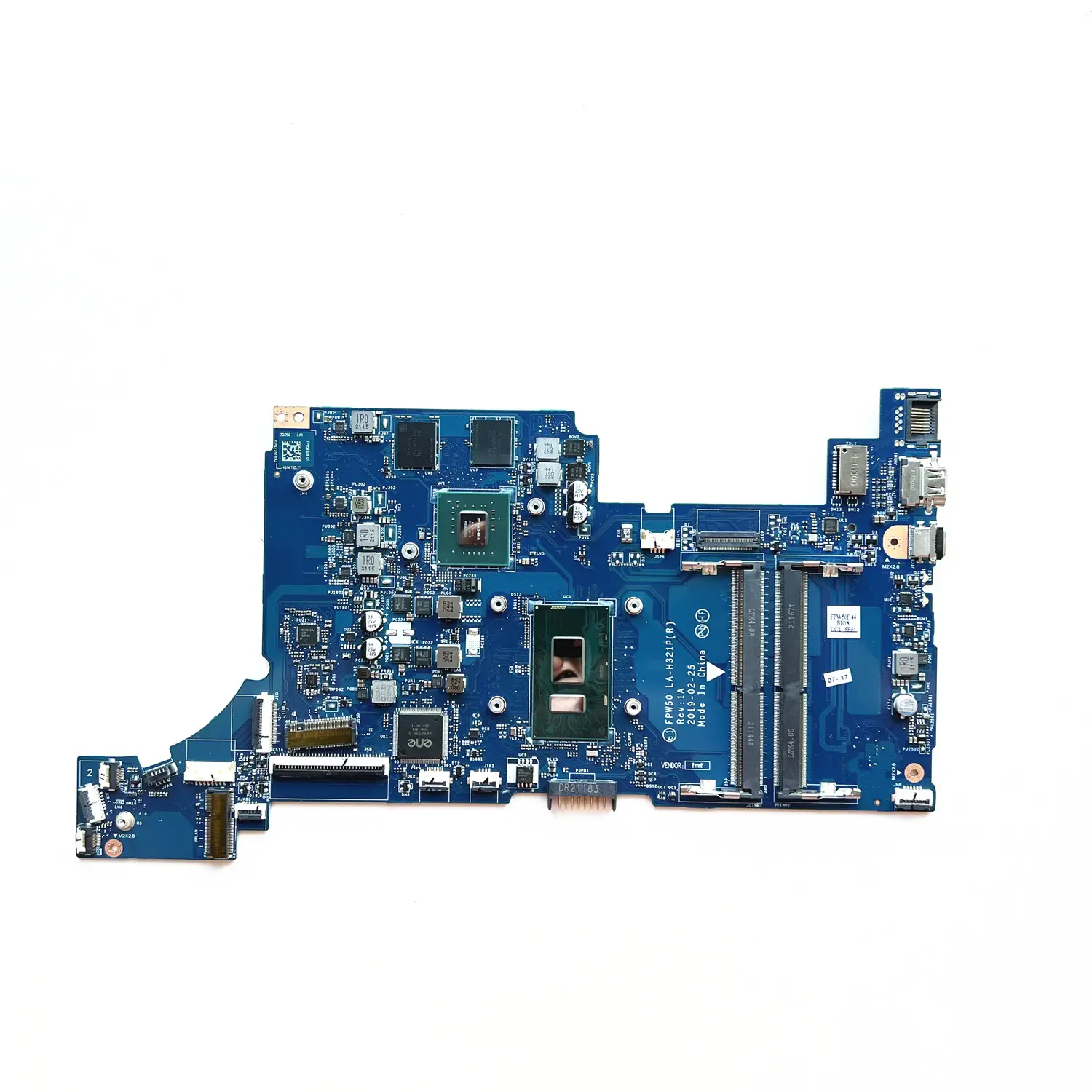High Quality MB With I3-8130U CPU MX130 2GB FPW50 LA-H321P L87544-001 L86469-001 DDR4 15-DW Laptop Motherboard For HP