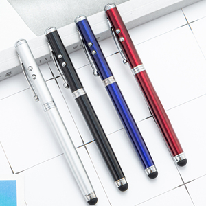 Bolígrafo Deportivo 4 en 1 con Logotipo Metálico, Luz LED, Tacto Suave, UV Médico, Multifunción, Regalo Promocional, 1.0 mm - Product Image 5