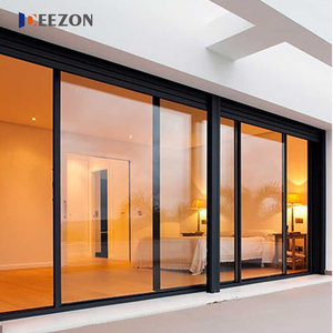 Portes coulissantes en verre pour balcon extérieur, résistantes aux intempéries, insonorisées, en aluminium, pour le marché américain DEEZON - Product Image 1