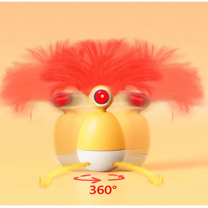 ของเล่นแมวคุณภาพสูงแบบใหม่ ดีไซน์แก้วโยกได้ สนุกสนาน พร้อมไฟ LED สีแดง ของเล่นแมวไฟฟ้า ผลิตภัณฑ์สำหรับสัตว์เลี้ยง - Product Image 2