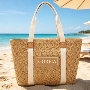 Bolso Tote Tejido Ligero y Transpirable para Mujer, Oferta de Verano, Bolso de Hombro para Viajes y Playa - Product Image 3