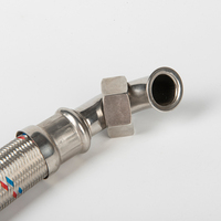 Tuyau flexible tressé en acier inoxydable OEM connecteur hexagonal haute pression tuyau de plomberie flexible