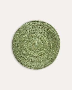 Wholesale <b>yellow</b> round woven <b>placemats</b> perfect for party decoration for tableware decor, home and kitchen - Product Image 4