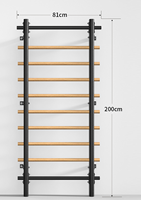 Barra de Pared Sueca para el Hogar, Barra de Ejercicios para Interiores, Entrenador de Estiramiento para Danza, Presión de Piernas, Rehabilitación, Ejercicio de Cuerpo Completo