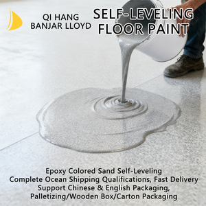Peinture de sol en sable époxy coloré, auto-nivelante, intérieure/extérieure, résistante à l'usure, antidérapante, revêtement liquide avec propriétés antidérapantes - Product Image 6