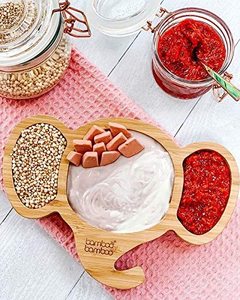 Cute Cartoon Design <b>Tray</b> and Handcrafted Wooden Irregular <b>Dinner</b> Plate Set for Kids Dining and Baby Food - Product Image 4