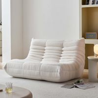 Canapé paresseux moderne en velours, compressé sous vide, fauteuil de sol, chaise longue individuelle douce pour salon et chambre à coucher