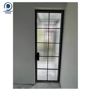 Baies vitrées en alliage d'aluminium sur mesure de style français Château avec verre teinté intelligent et poignées dorées Cadres minces - Product Image 5