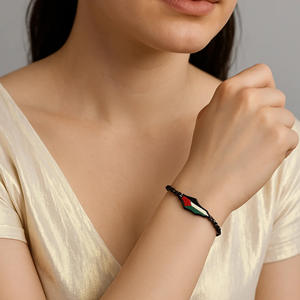 パレスチナの旗ペンダントチェーン付きローズゴールドパレスチナブレスレットプロモーション & ビジネスギフト用 - Product Image 5
