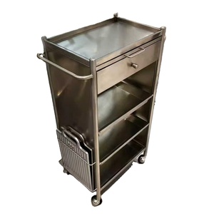 รถเข็นเสริมสวยอเนกประสงค์สำหรับร้านทำผม  วัสดุสแตนเลสหนาพิเศษ  สำหรับร้านเสริมสวยและร้านทำผม - Product Image 2