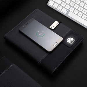 Custom Logo A5 Agenda Power Bank <b>Diary</b> <b>Notebook</b> with Custom USB Flash Drive Digital Printing - Product Image 4