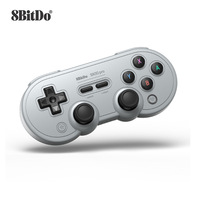 Control Inalámbrico 8Bitdo 2.4G SN30 Pro con Vibración, Botones Programables, Giroscopio de Seis Ejes para Mac OS