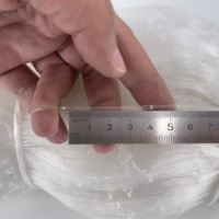 Filets de pêche en nylon monofilament blanc neige à double nœuds 100md, épaisseurs 0,25mm, 0,35mm, 0,51mm, pour le marché africain - Vente en Chine
