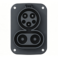 Adaptateur de chargeur EV CCS1 vers CCS2 400A 400kW 1000V DC pour véhicules électriques CCS1 standard US sur station CCS2 européenne