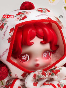 Authentique POPMART SKULLPANDA Open Flowers Peluche Pendentif sur Carte Cadeau de Collection Édition Limitée Unisexe 14 Ans - Product Image 4