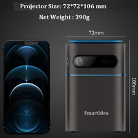 Mini-projecteur intelligent DLP 2026 MAX D042 4K 1080P compatible Android 9.0, portable de poche avec batterie 7000 mAh pour cinéma en extérieur