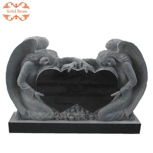 High Quality Fine <strong>Design</strong> <strong>Double</strong> Heart Shaped Granite Headstone Granite <strong>Tombstone</strong> - Product Image 3