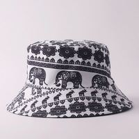 Sombrero de Pescador Reversible de Doble Cara, Sombrero de Verano de Algodón, Sombrero para el Sol con Logotipo Personalizado, Venta al Por Mayor