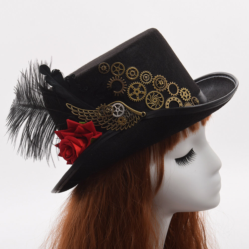 Vintage Gothic Steampunk Party Hat with Custom Logo - OEM