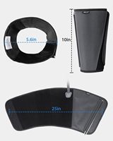 Masseur de jambes à compression d'air 4 en 1, enveloppement de massage pour mollets, bras et cuisses, 2 modes, 3 niveaux d'intensité, pression réglable, rechargeable par USB