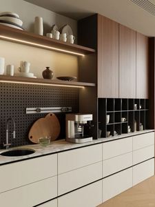 Buffet Armoire Villa de luxe Lumière pour Restaurant & Cuisine Stockage Application Personnalisation Services OEM/ODM sur mesure - Product Image 6