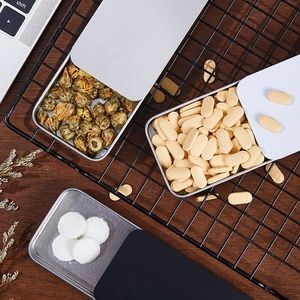 Thiết kế <span class=keywords><strong>tin</strong></span> trường hợp lưu trữ bao bì bán buôn vuông kim loại Quà Tặng tùy chỉnh kẹo mỹ phẩm hộp thiếc trượt <span class=keywords><strong>tin</strong></span> cho bạc hà - Product Image 4