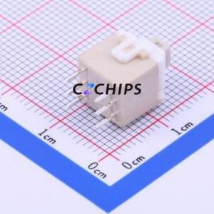 PVA2OAH51.7NV2 Push Button Switch Through hole Component (THT) Switch No Lock Square Button Through Hole 100mA - Product Image 2