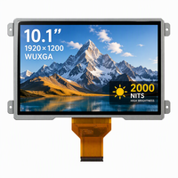 Module LCD à matrice active TFT A-Si 10,1 pouces 1920x1200 WUXGA, 2000 nits, affichage numérique extérieur haute luminosité LVDS HC