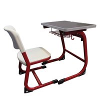 Table moderne en MDF écologique et chaise de bureau réglable en hauteur pour étudiants, pour l'école, le bureau à domicile ou le salon